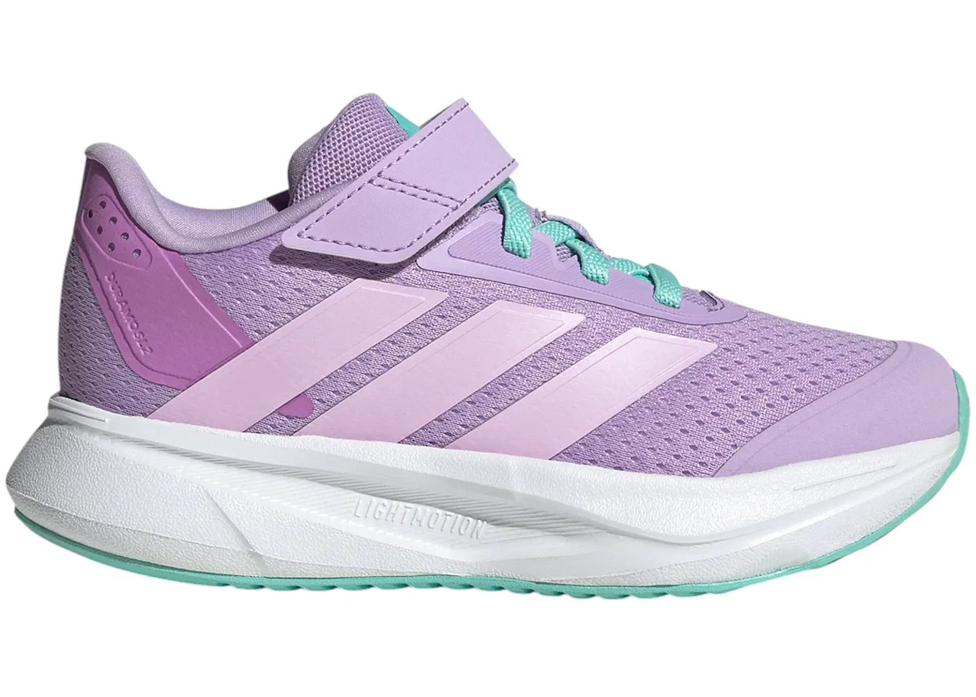 Детские кроссовки беговые Adidas Duramo SL, Powder Plum Ice Lavender Flash Aqua