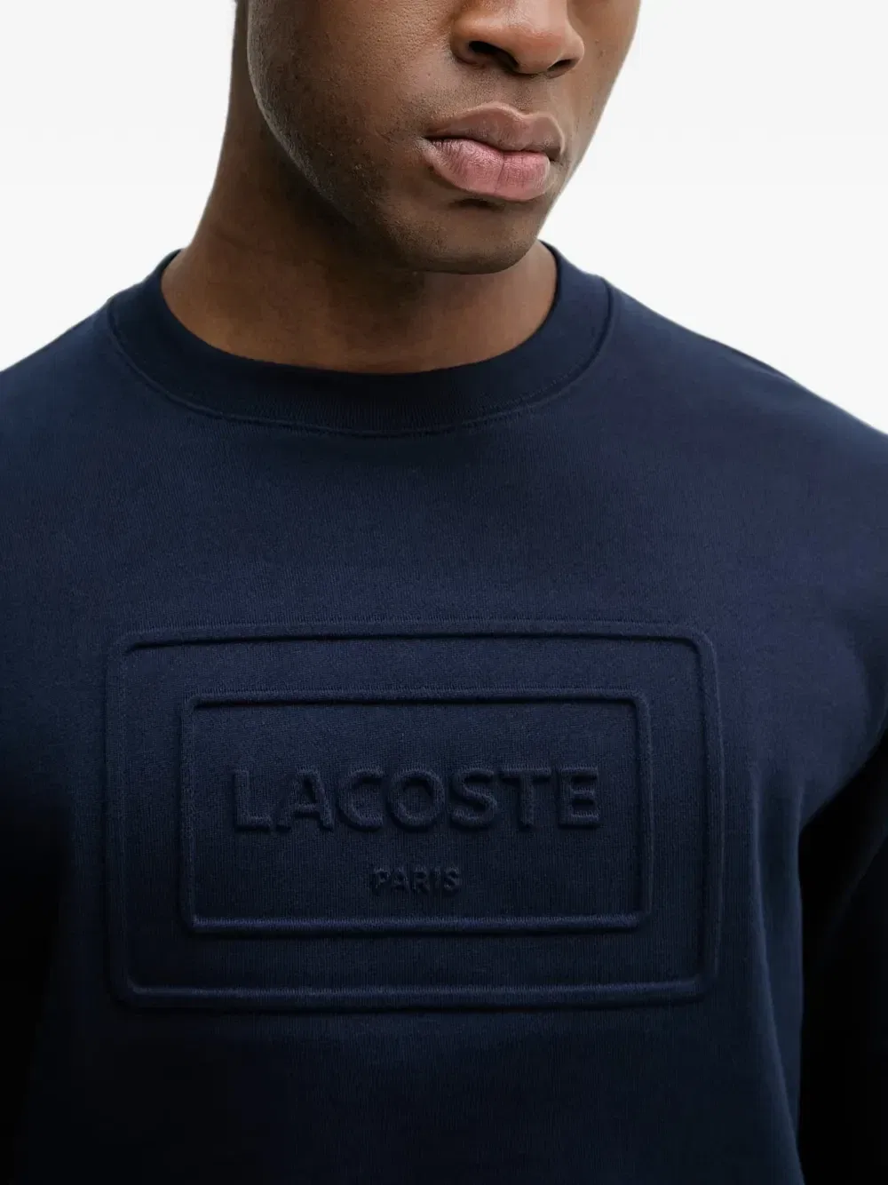Свитер Lacoste с логотипом, синий — фото 4