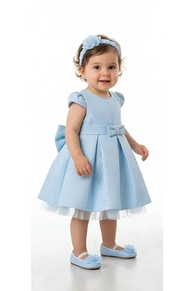 Детское платье для девочек с коротким рукавом Moda, Bebe