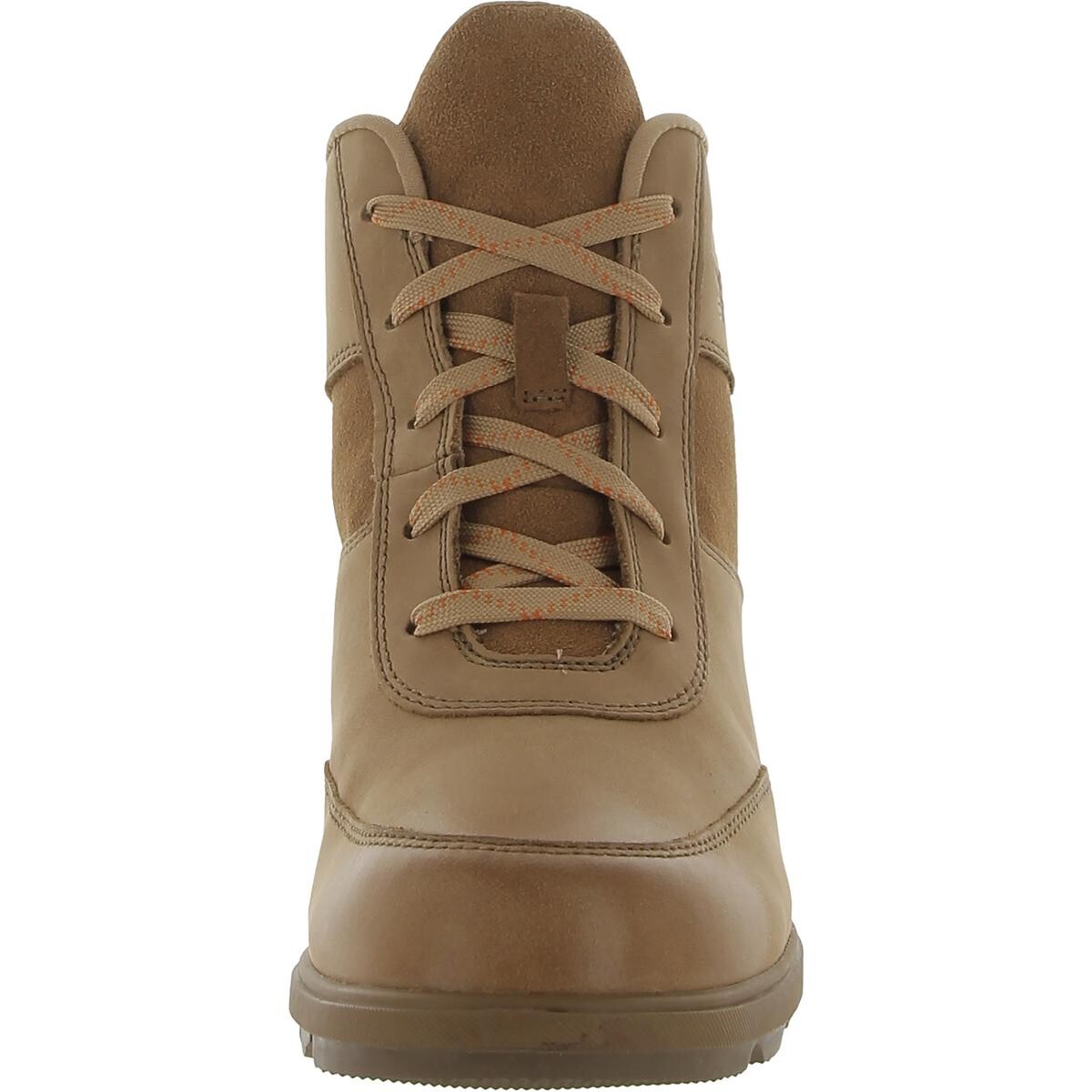 

Женские кожаные ботильоны на танкетке Sorel, цвет Velvet Tan/Umber