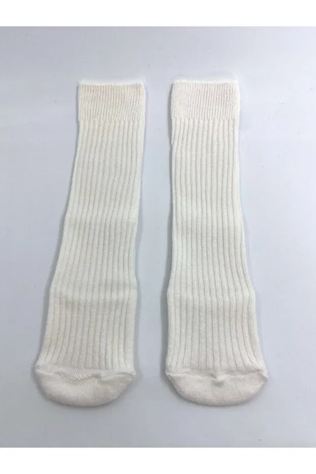 Детские носки для девочек хлопковые Basics Burcu Atölye, White