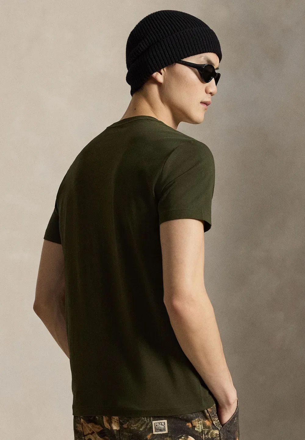 Футболка с коротким рукавом - базовая модель Polo Ralph Lauren, Company Olive — фото 3
