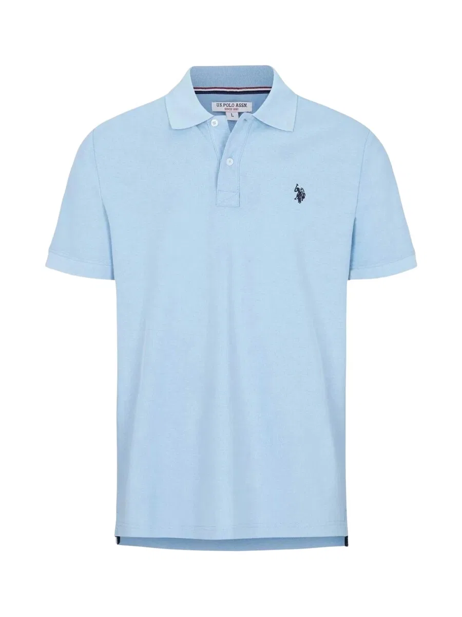 Рубашка на пуговицах стандартного кроя «UMALFRED» светло-голубого цвета U.S. Polo Assn.