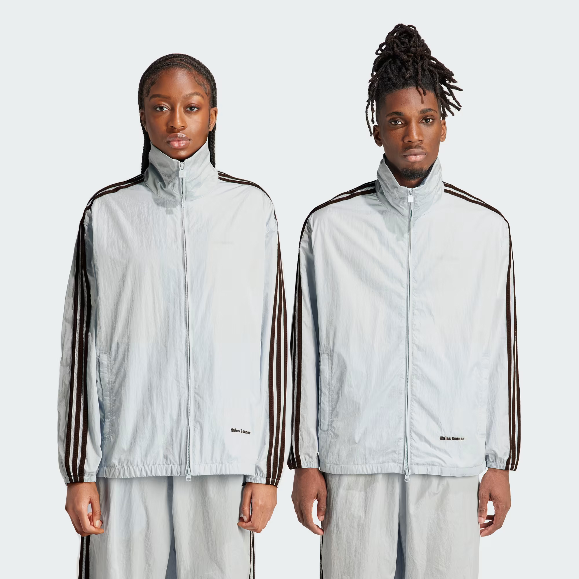 Куртка Adidas Originals Wales Bonner Statement Nylon, голубой — фото 3