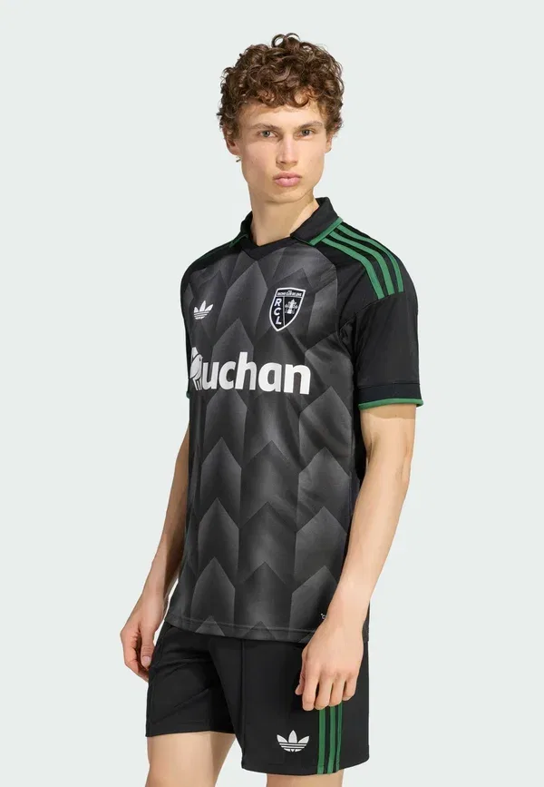Футболка Rc lens 26/27 для выездных матчей - футбольная майка Adidas Performance, серый
