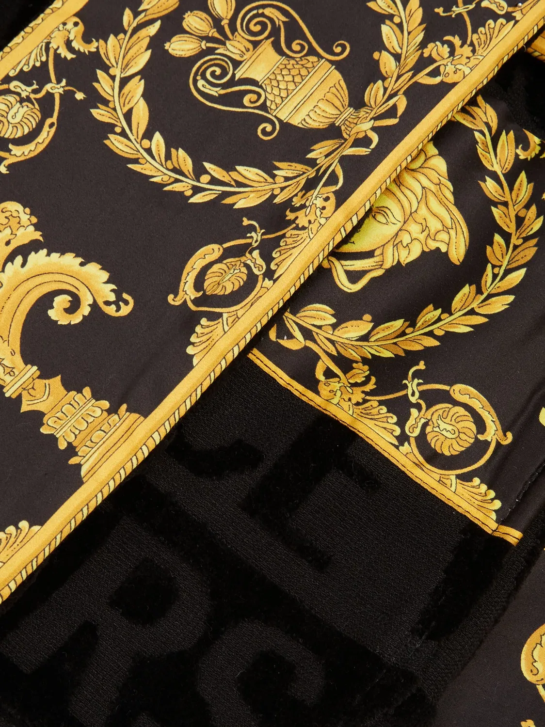 Versace Халат I Love Baroque черный — фото 3