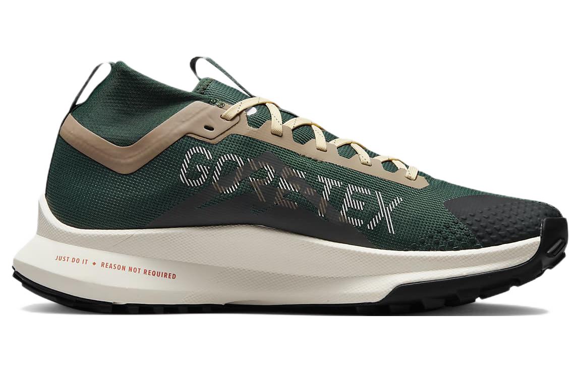 Кроссовки Nike React Pegasus Trail 4 Gore-Tex, темно-зеленый/желтый — фото 2