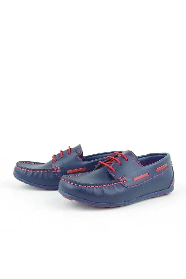 Мужские повседневные туфли на шнуровке Rakerplus, Navy Blue — фото 3