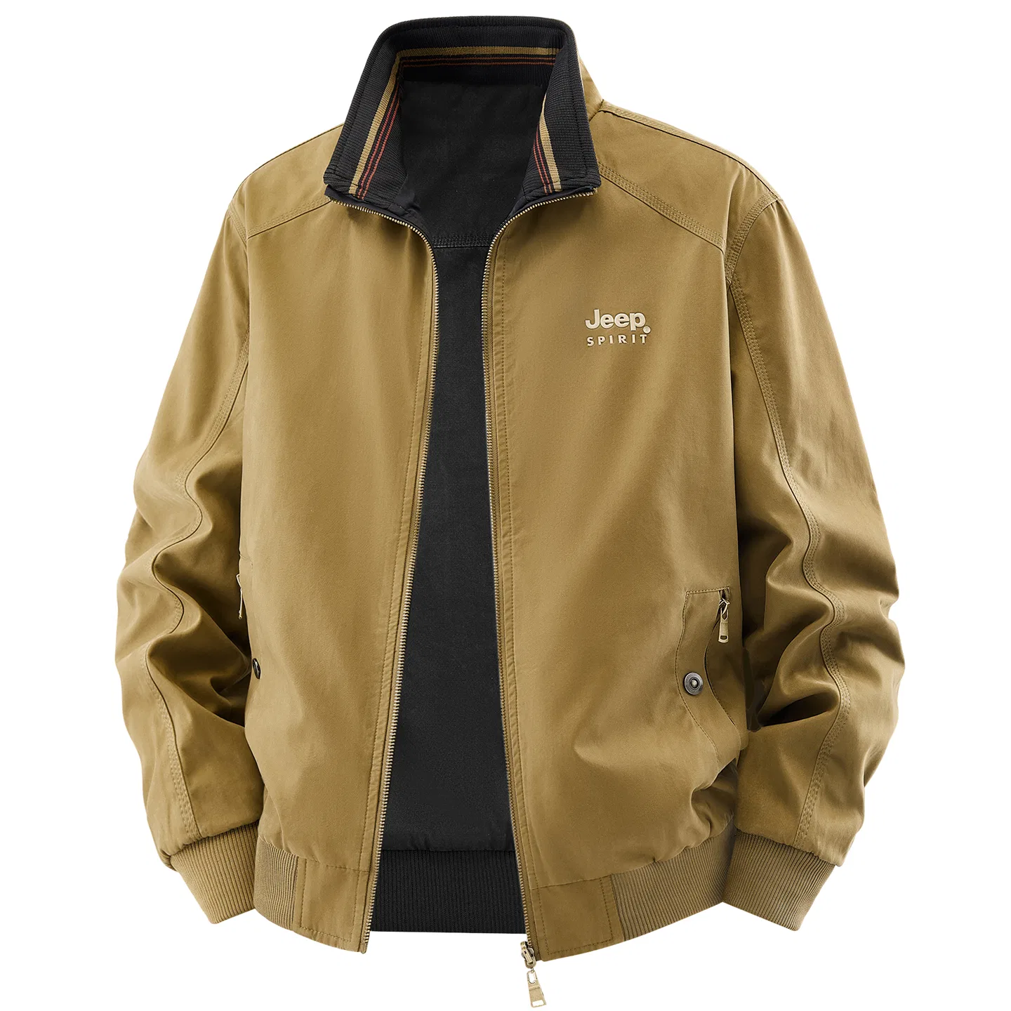 Детская куртка-ветровка двусторонняя JEEP SPIRIT, Camel Reversible