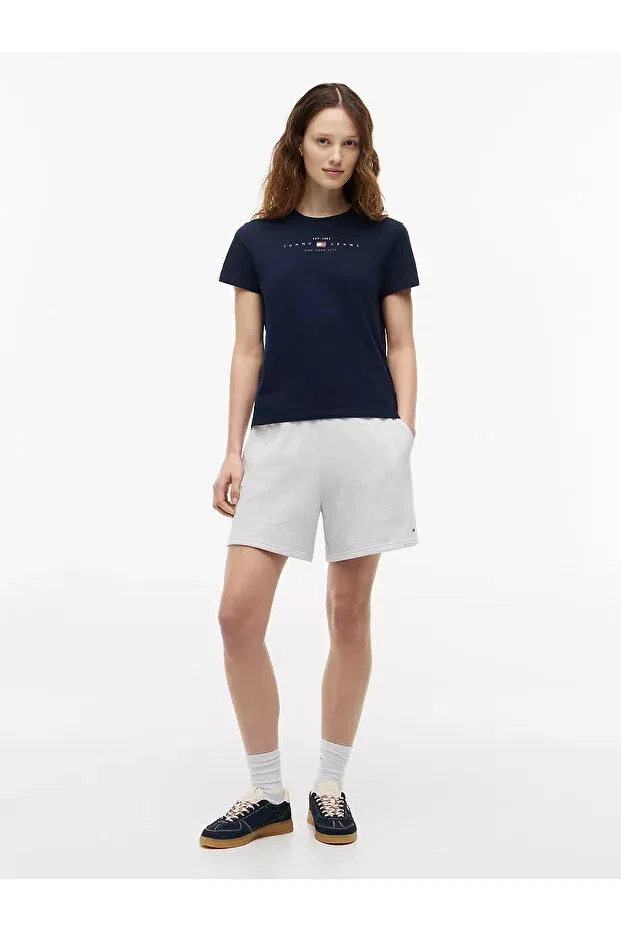 Женская футболка с коротким рукавом Tommy Hilfiger, Navy Blue — фото 2