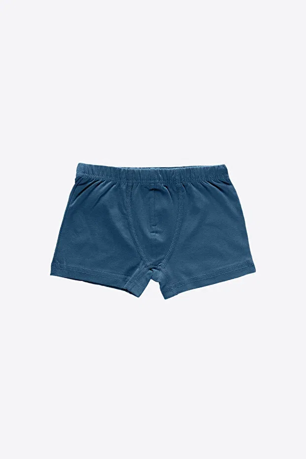 Детские боксеры для мальчиков хлопковые 3 шт Malabadi, Blue — фото 2