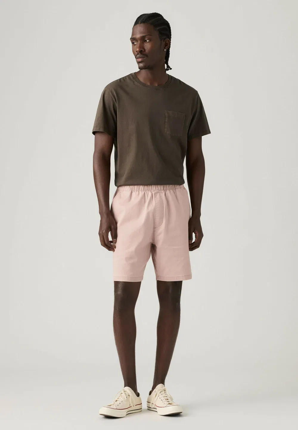 Короткие боксеры Aldwyn Stripe Eden Stripe Se - шорты Levi'S, Fawn - Pinks - — фото 2