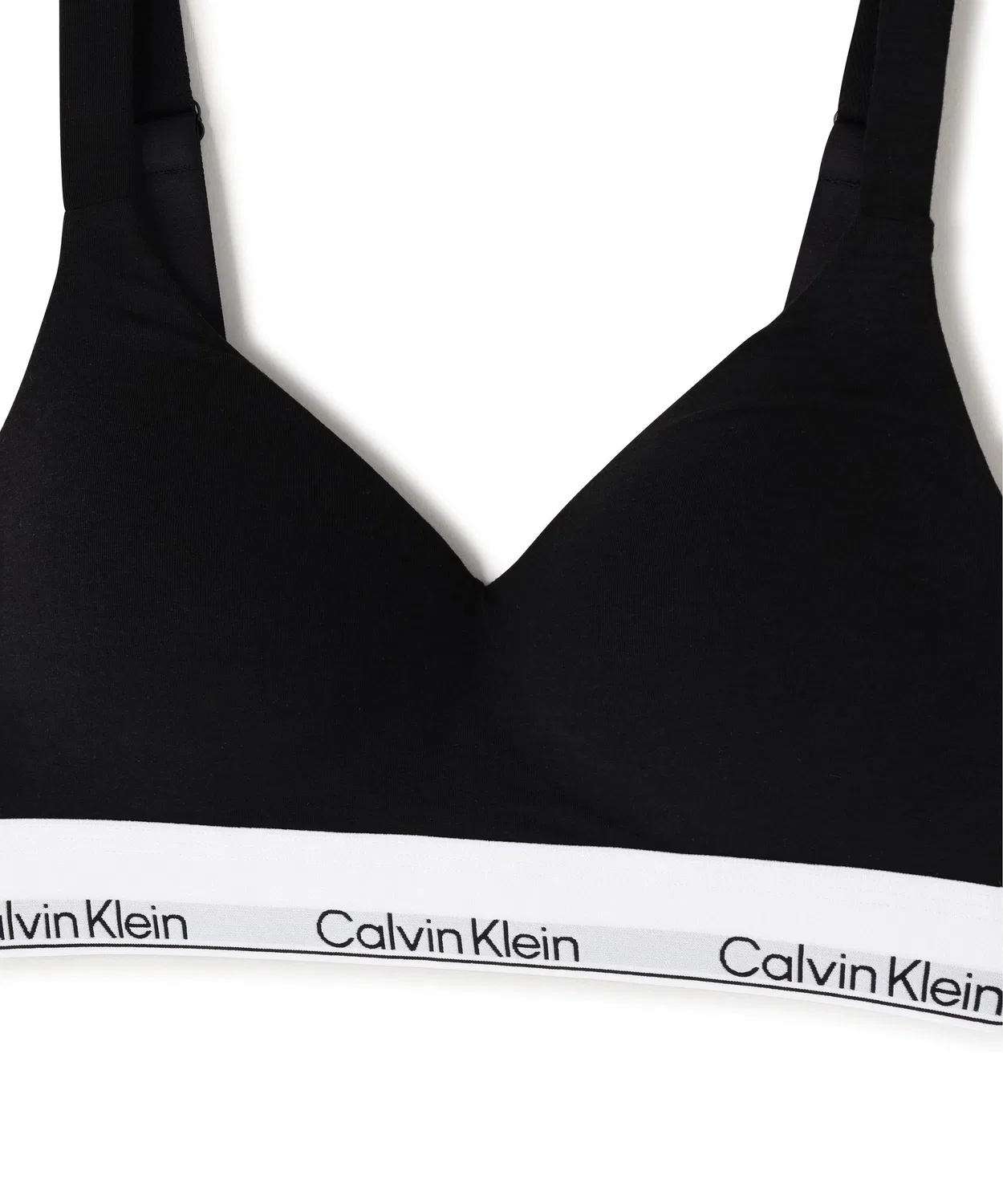 Женский бралетт без косточек с эффектом лифтинга Icon Cotton Modal Calvin Klein, Black — фото 3