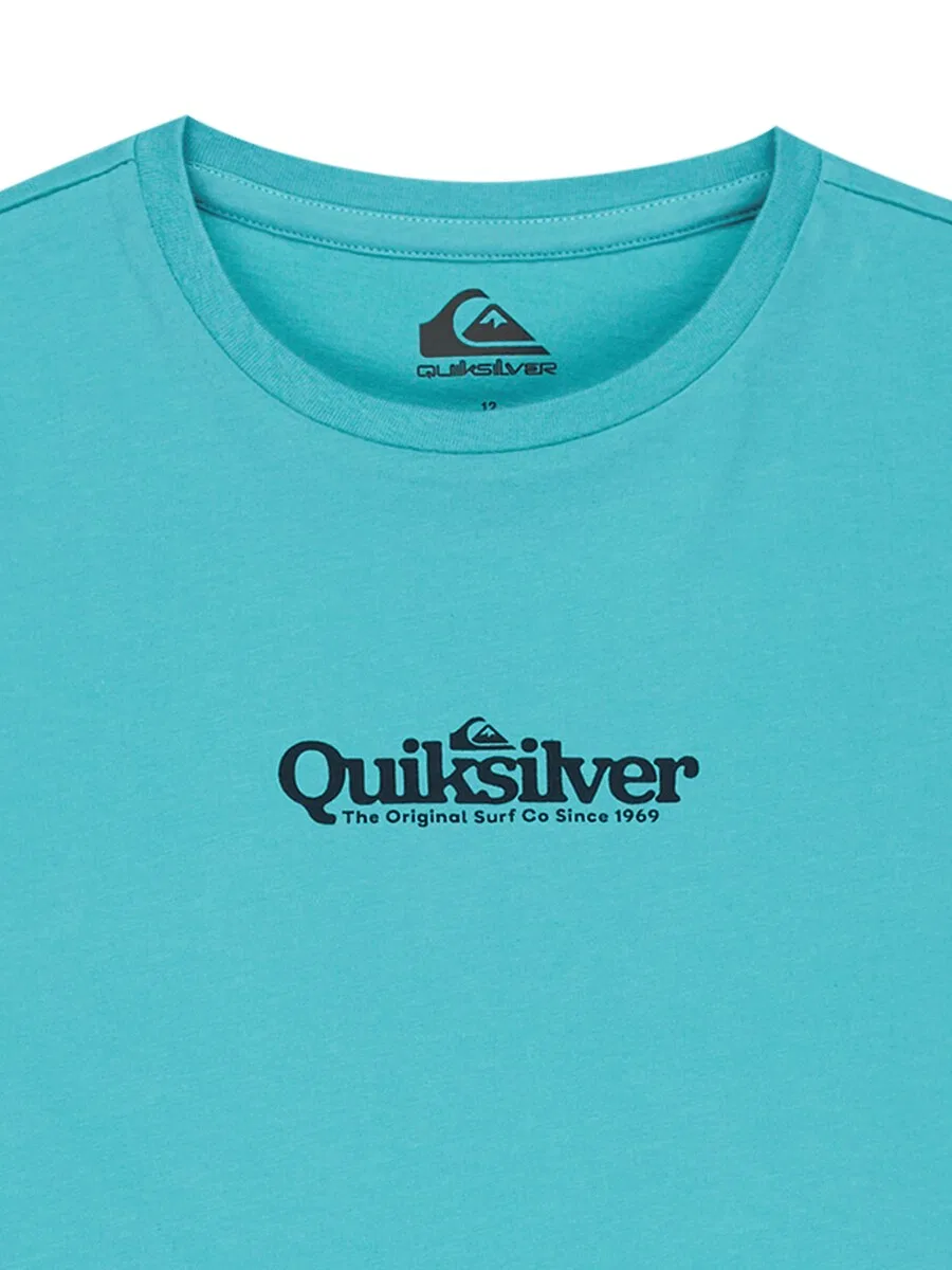 Рубашка QUIKSILVER 'Fineline' цвета аквамарин — фото 3