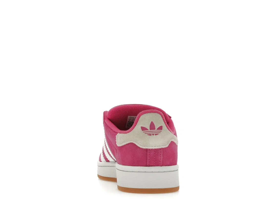 Детские кроссовки с замшевым верхом Adidas Campus 00s, Semi Lucid Fuchsia Footwear White Gum — фото 4