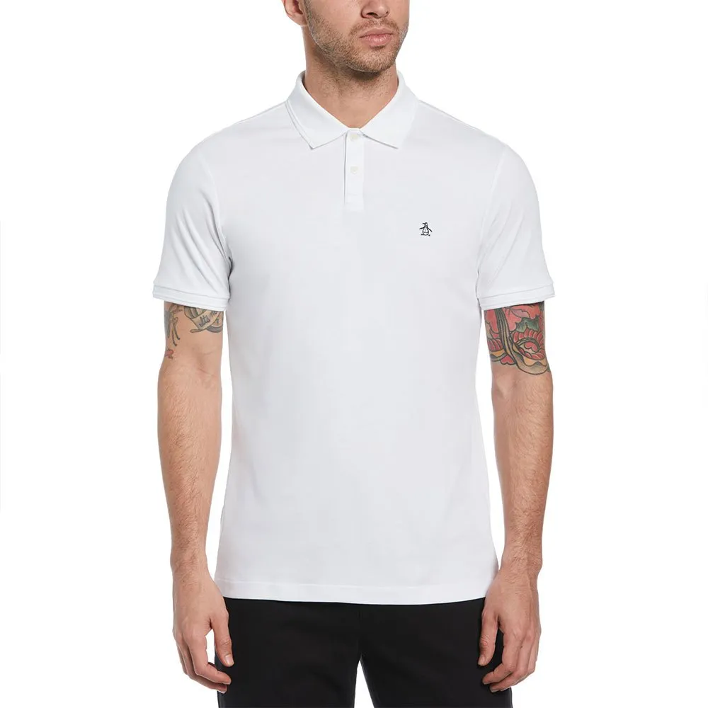 

Поло Original Penguin Daddy Organic Pique Sticker Pete, белый