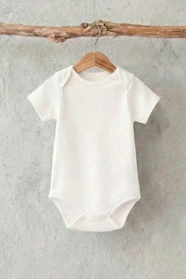 Детское боди для новорожденных с коротким рукавом Liljoy, Broken White 3-Piece Short Sleeve — фото 4