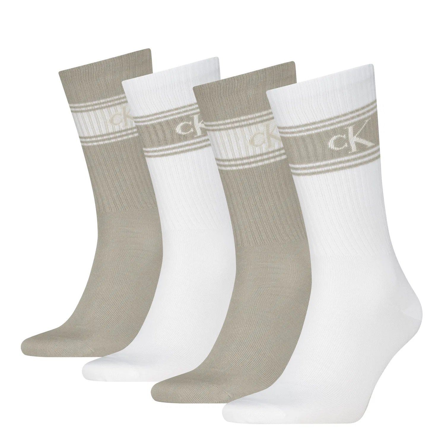 Мужские носки Calvin Klein, Beige/White