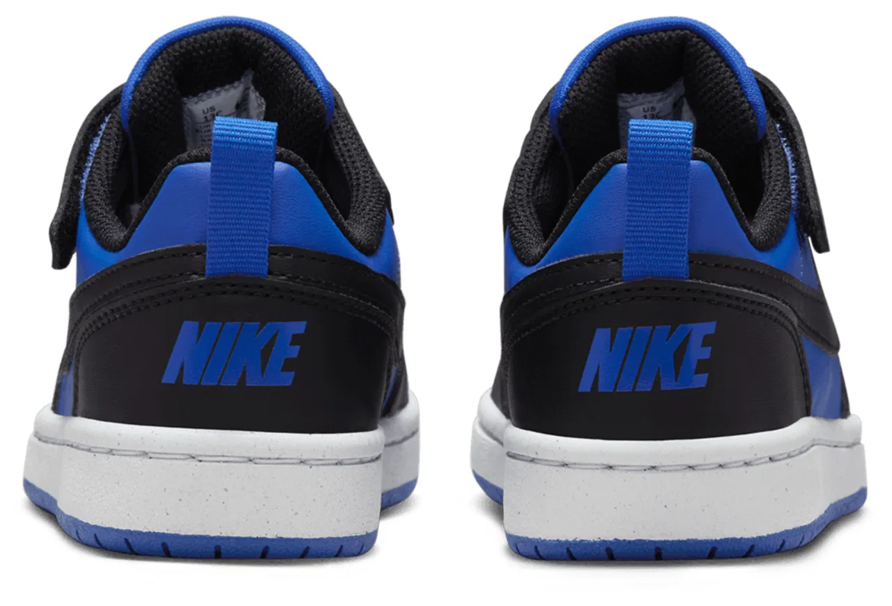 Кроссовки для мальчиков Court Borough Low Recraft Nike, цвет Black/White/Game Royal — фото 3