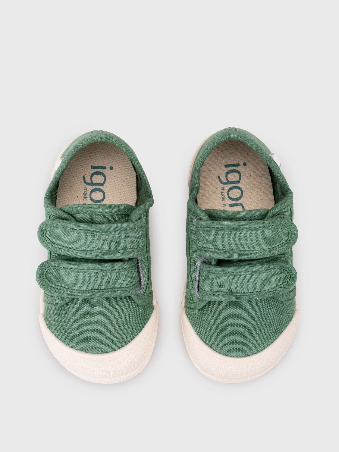 Кеды Igor Green Lona Canvas, зеленые — фото 3