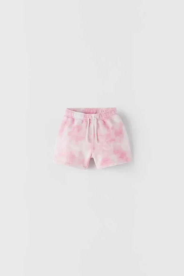 Детские шорты для девочек с принтом Zeyderkids, Pink
