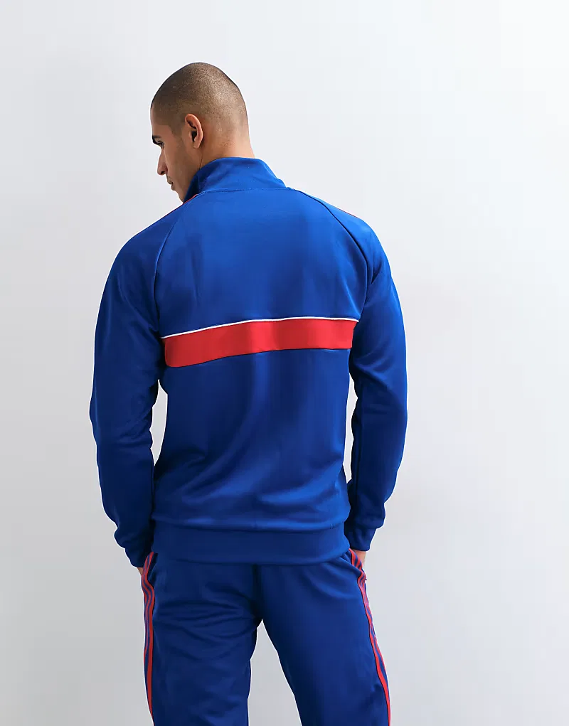 Куртка спортивная Manchester United Originals Adidas Performance, королевский синий — фото 4