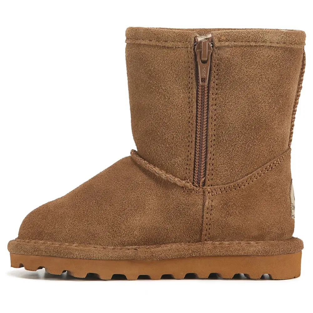 Детские короткие водонепроницаемые ботинки Elle на молнии для малышей Bearpaw, Hickory — фото 3