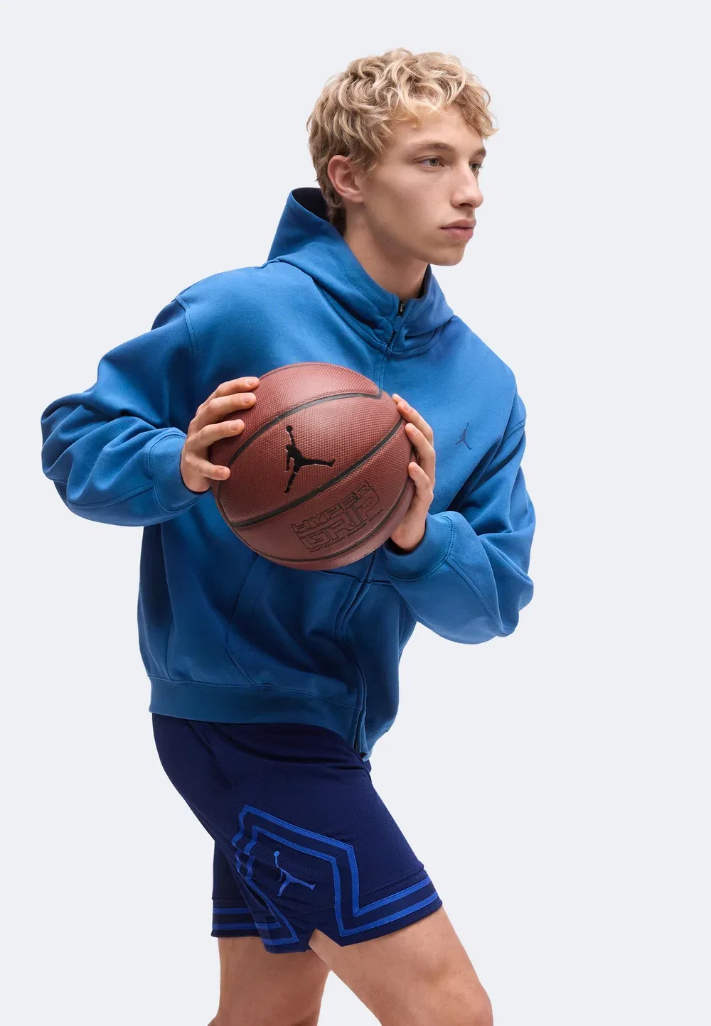 Колготки - толстовка на молнии Jordan, True Blue — фото 4