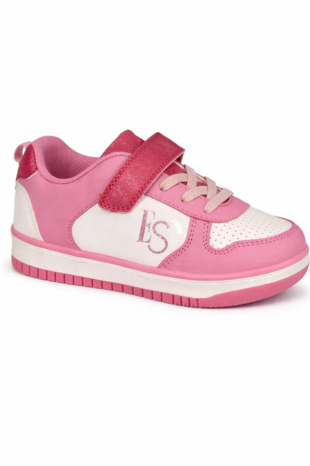 Кроссовки на липучке с деталями из шнурков и амортизирующей подошвой Elle Sport, Pink — фото 2