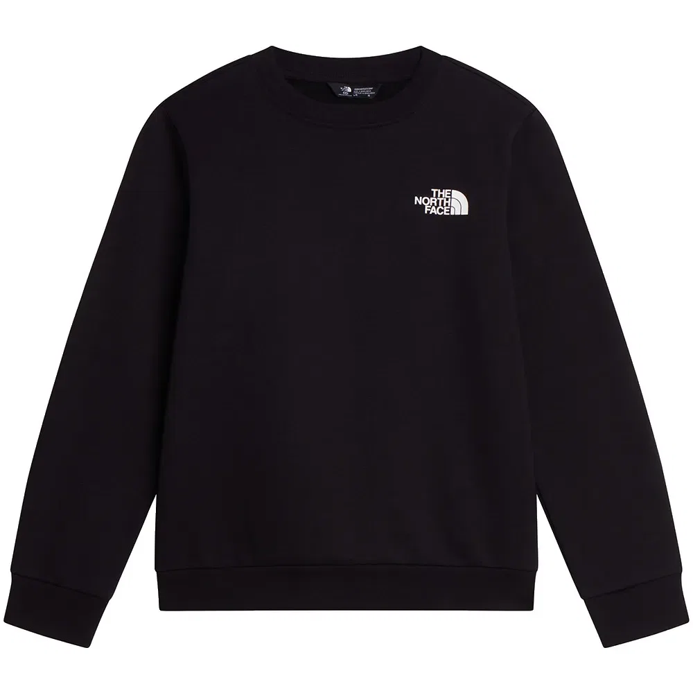 Детский свитшот для девочек с принтом Evolution Box NSE The north face, Black — фото 3