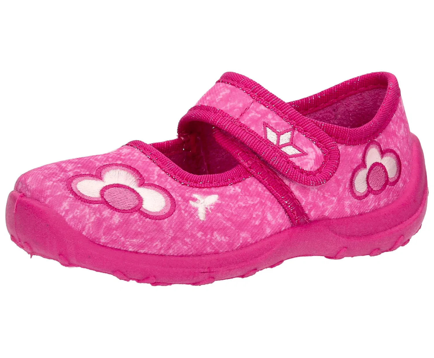 Детские тапочки для девочек с липучкой Sweet Girl Lico, Orchideenpink