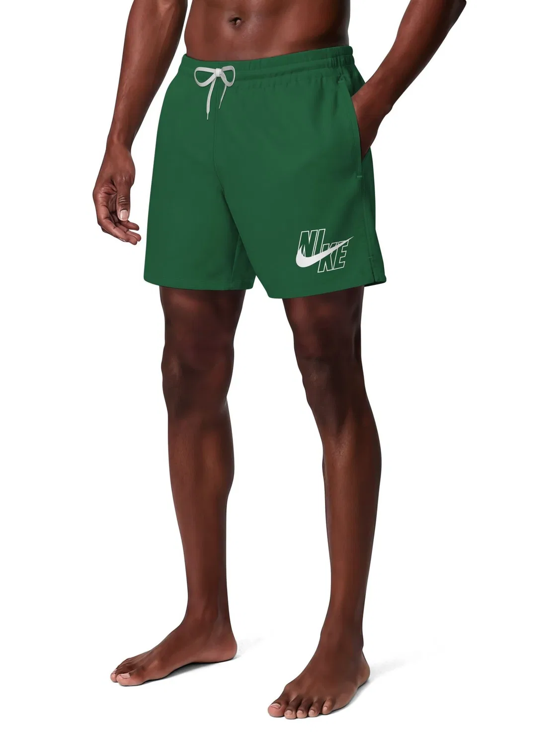 Плавки Nike, модель Breaker, зеленые