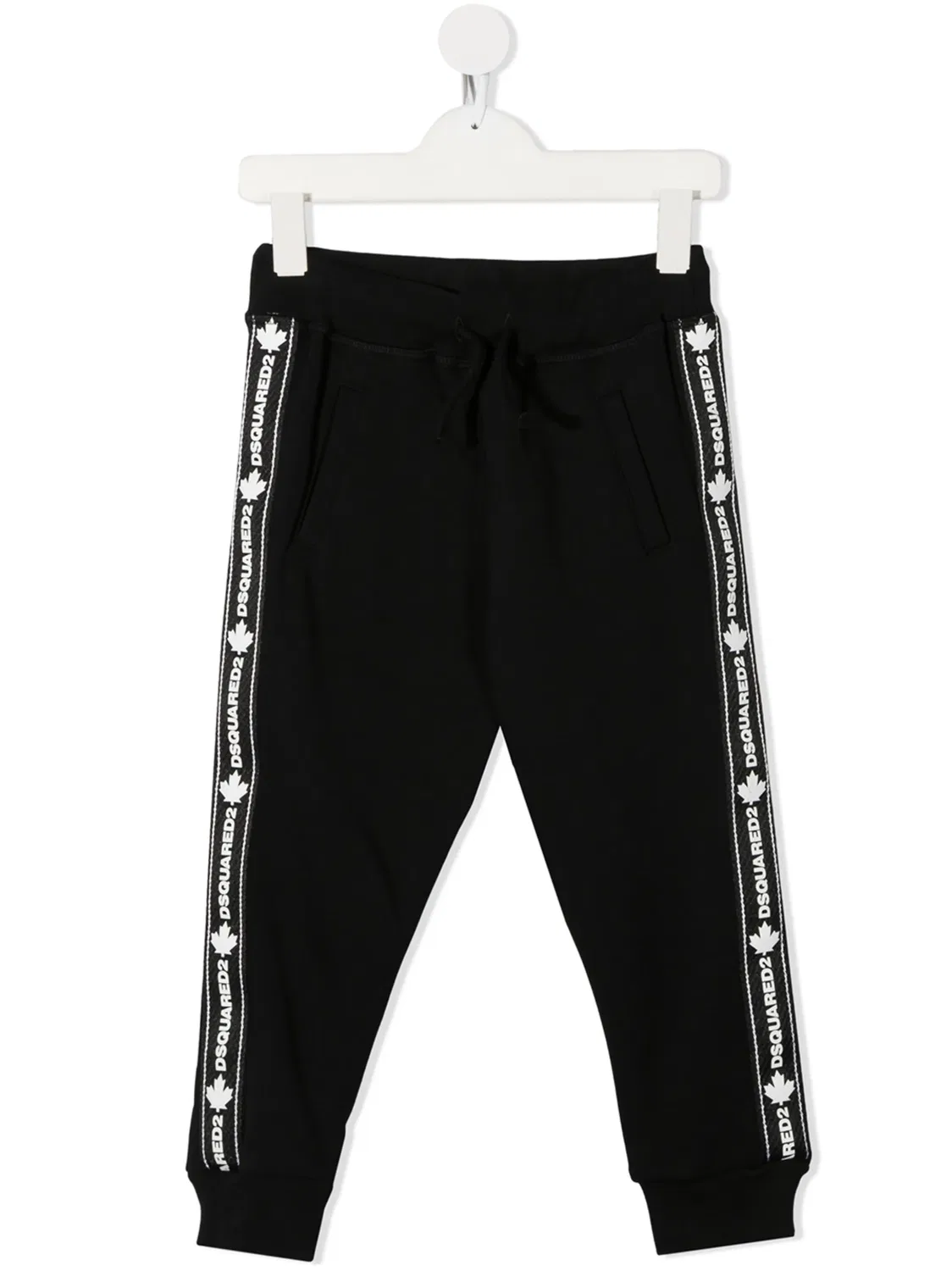 Трековые брюки с логотипной лентой DSQUARED2, черный