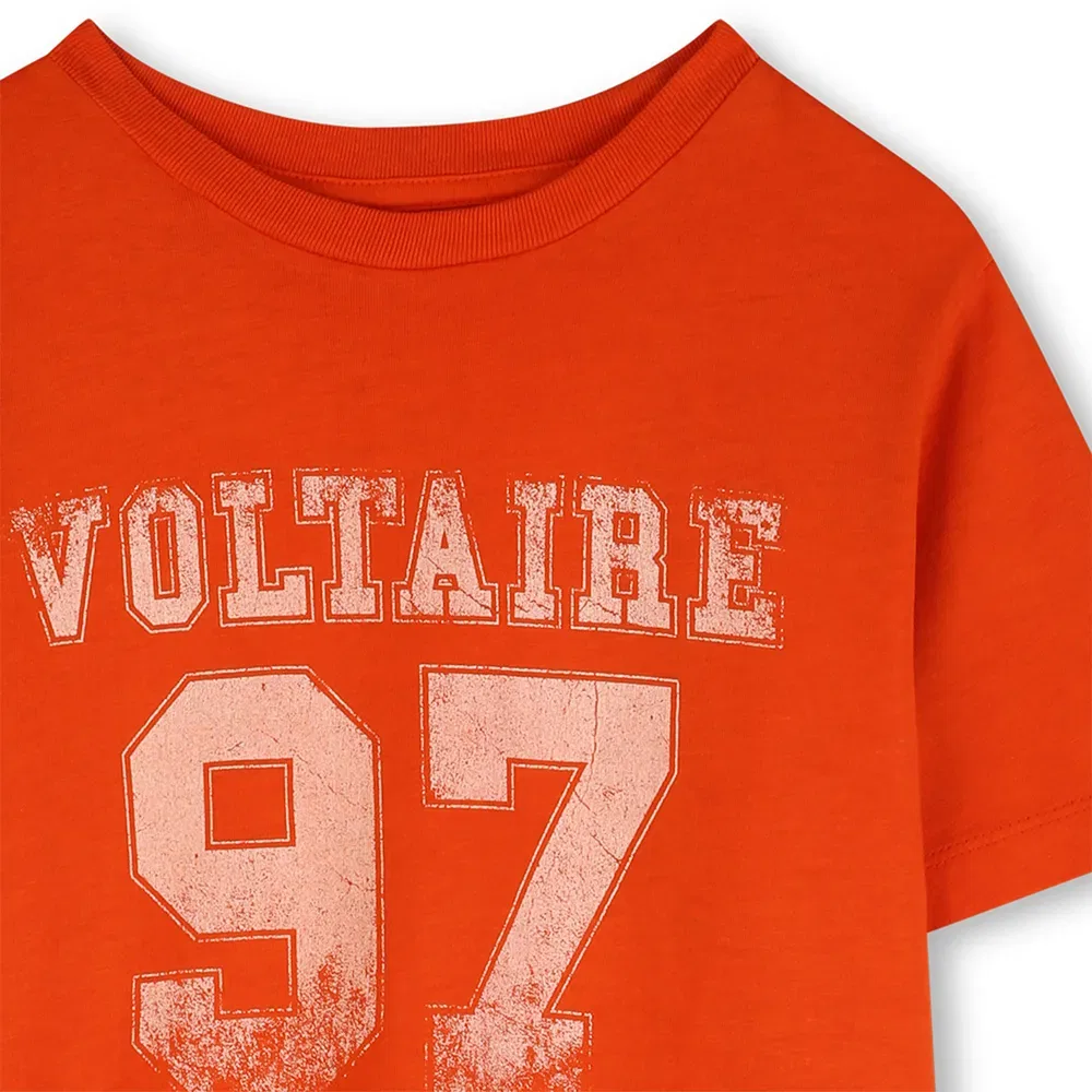 Футболка с коротким рукавом Zadig & Voltaire, оранжевый — фото 3