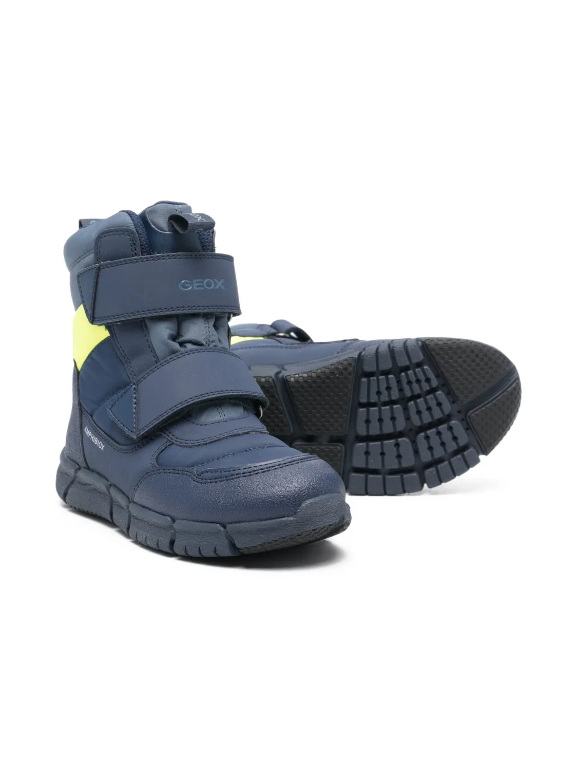 Ботинки с застежкой Touch-Strap Geox, темно-синий — фото 2