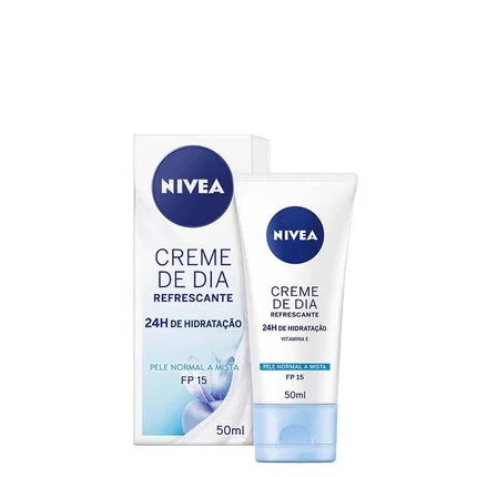 Дневной крем для лица SPF15 50 мл Nivea, Белый