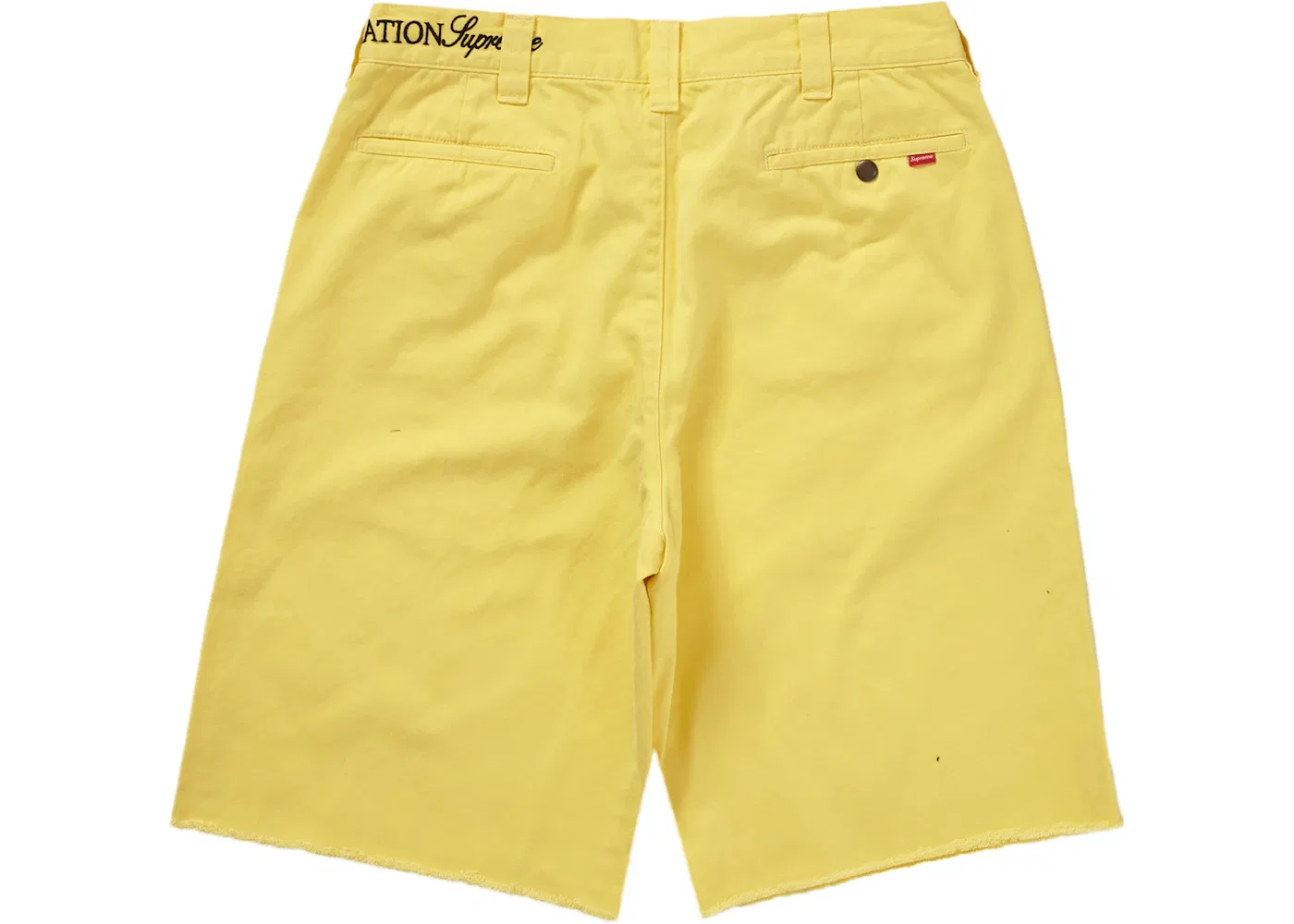 Мужские шорты с принтом Short Supreme, Yellow — фото 2