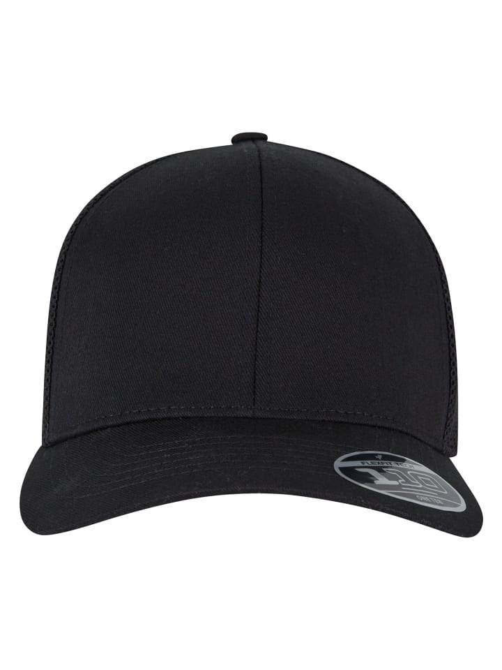 

Бейсболка Flexfit Trucker, цвет black/black