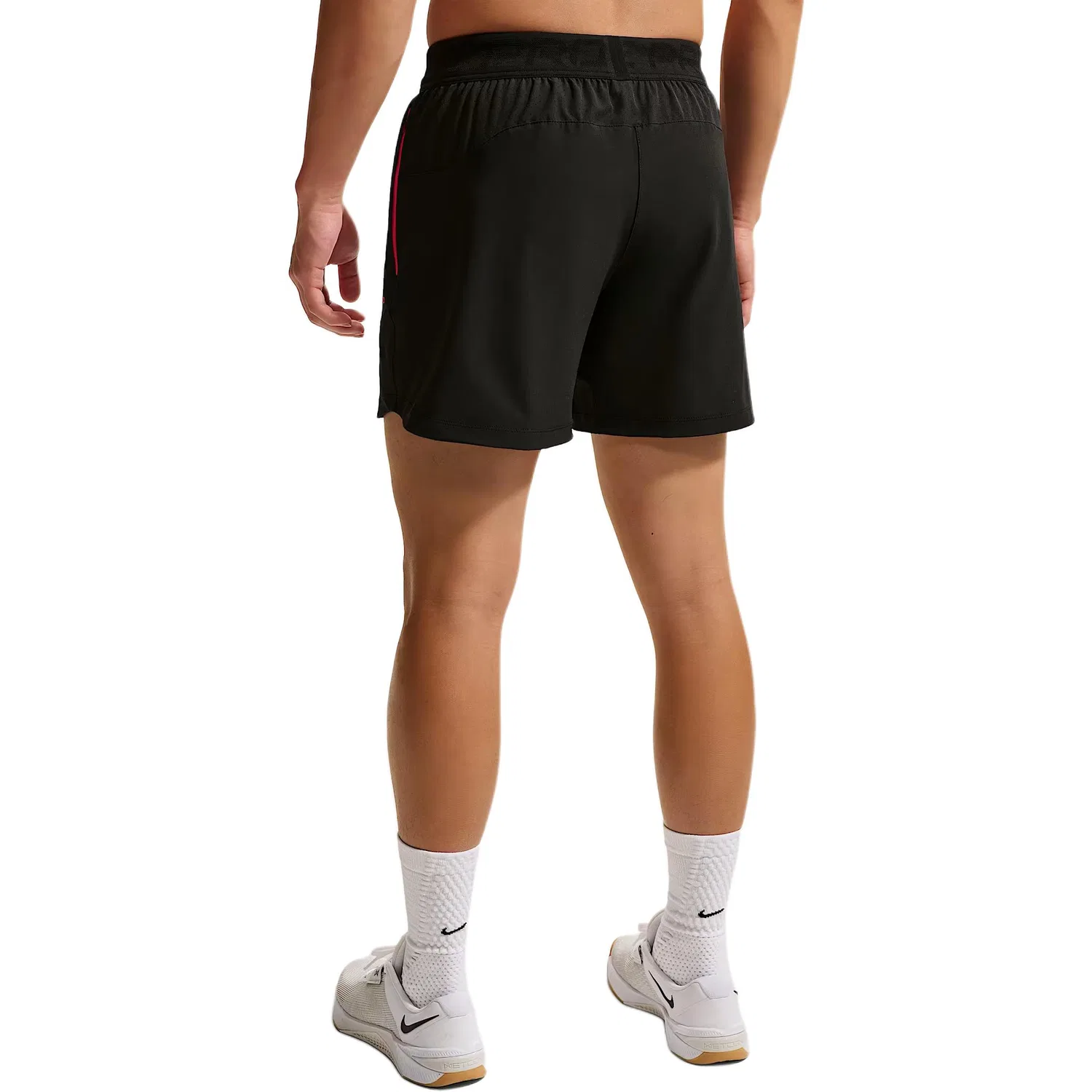 Быстросохнущие штаны для бега Nike Dri-FIT, Black/Transparent Pink — фото 4