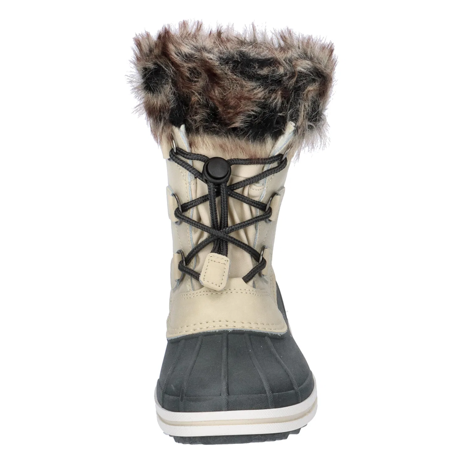 Детские зимние ботинки водонепроницаемые Anthilian Snow Boot Waterproof Cmp, Beige Schwarz — фото 3