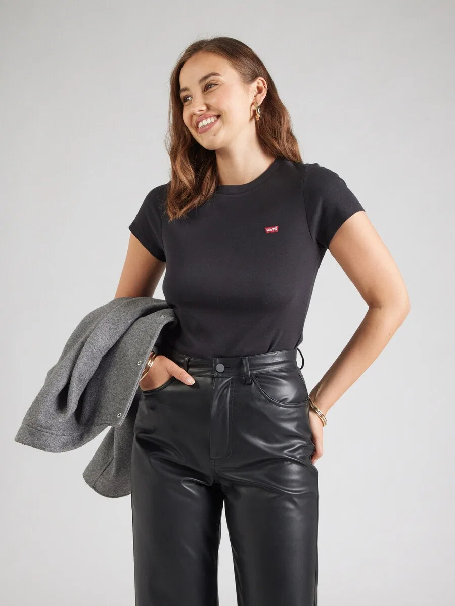 Комплект из двух футболок LEVI'S «Essential Tee» черного цвета — фото 3