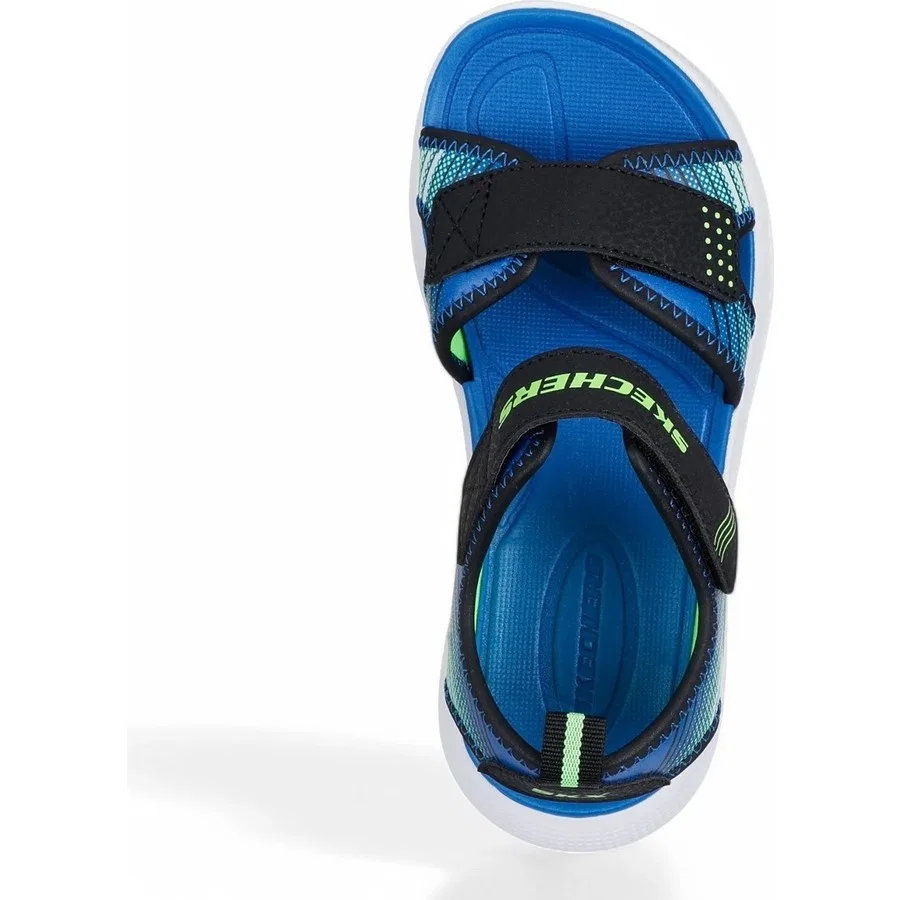 Сандалии спортивные с открытым носом Microspec-Splash Skechers, Черный — фото 2