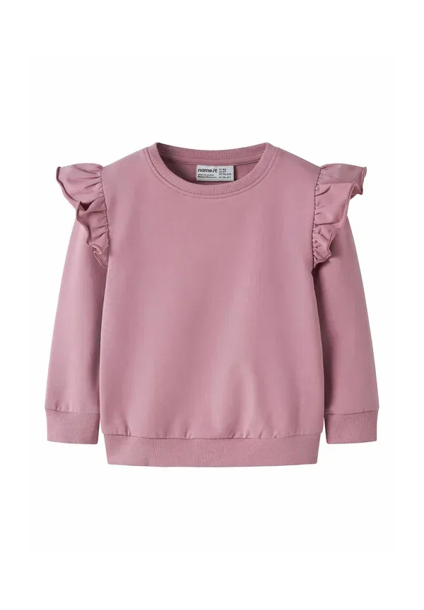 Свитшот хлопковый Sweatshirt Name It Lilac, сиреневый