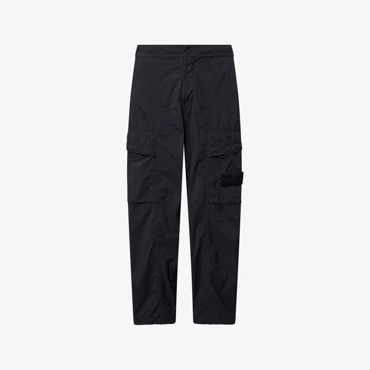 Нейлоновые брюки-карго ghost-badge Stone Island, черный