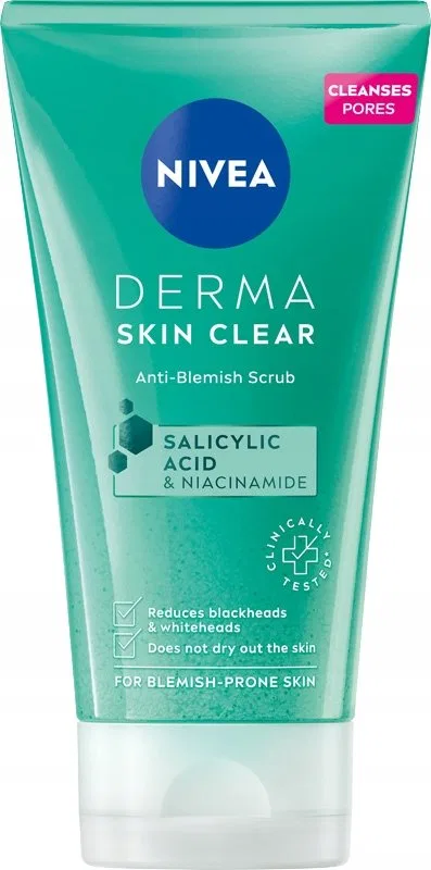 Набор косметики NIVEA Derma Skin Clear: очищающий гель, тоник, пилинг против несовершенств, ночной отшелушивающий пилинг — фото 4