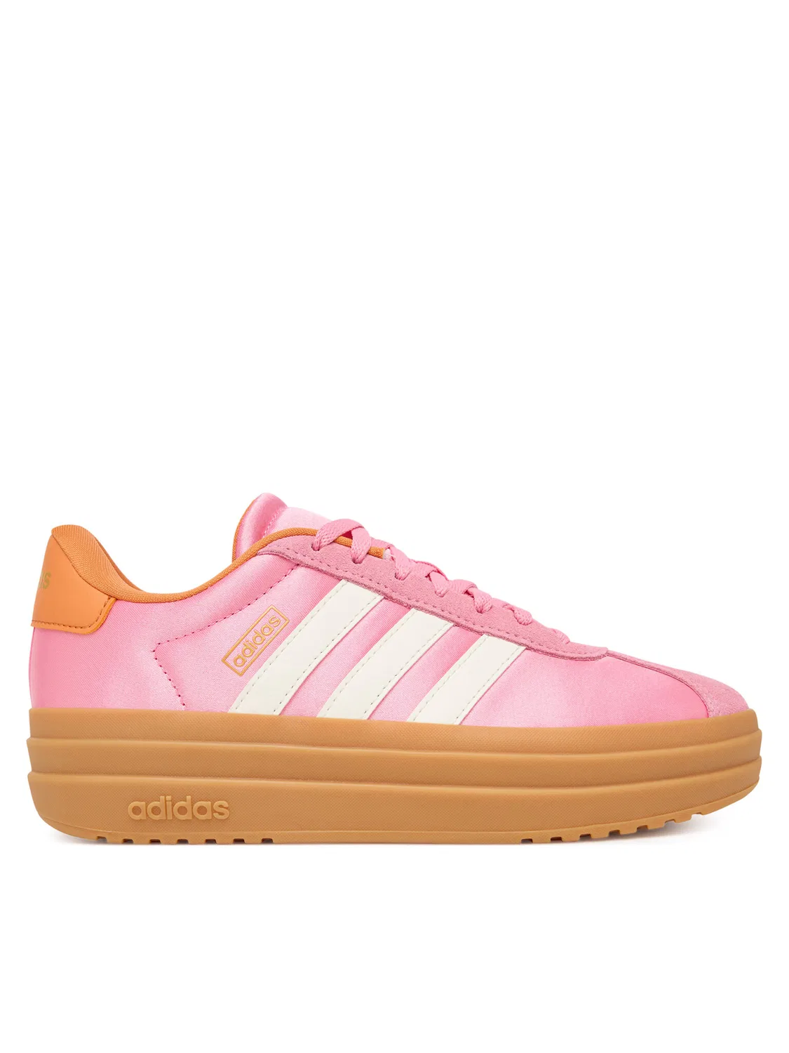 Кроссовки для девочки Vl Court Bold Junior Adidas, розовый