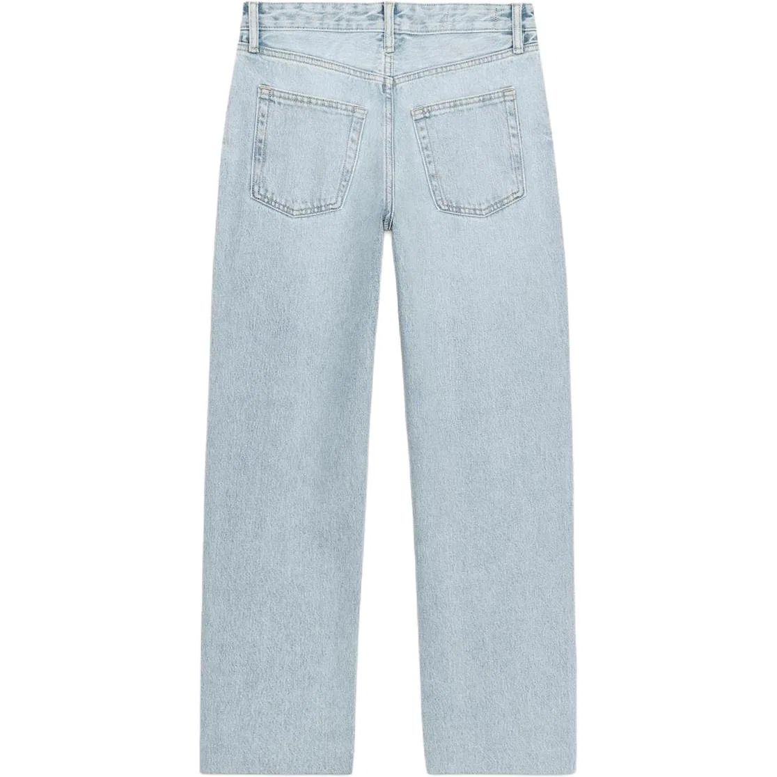 Женские джинсы прямого кроя Light Blue ZARA, Светло-синий — фото 3