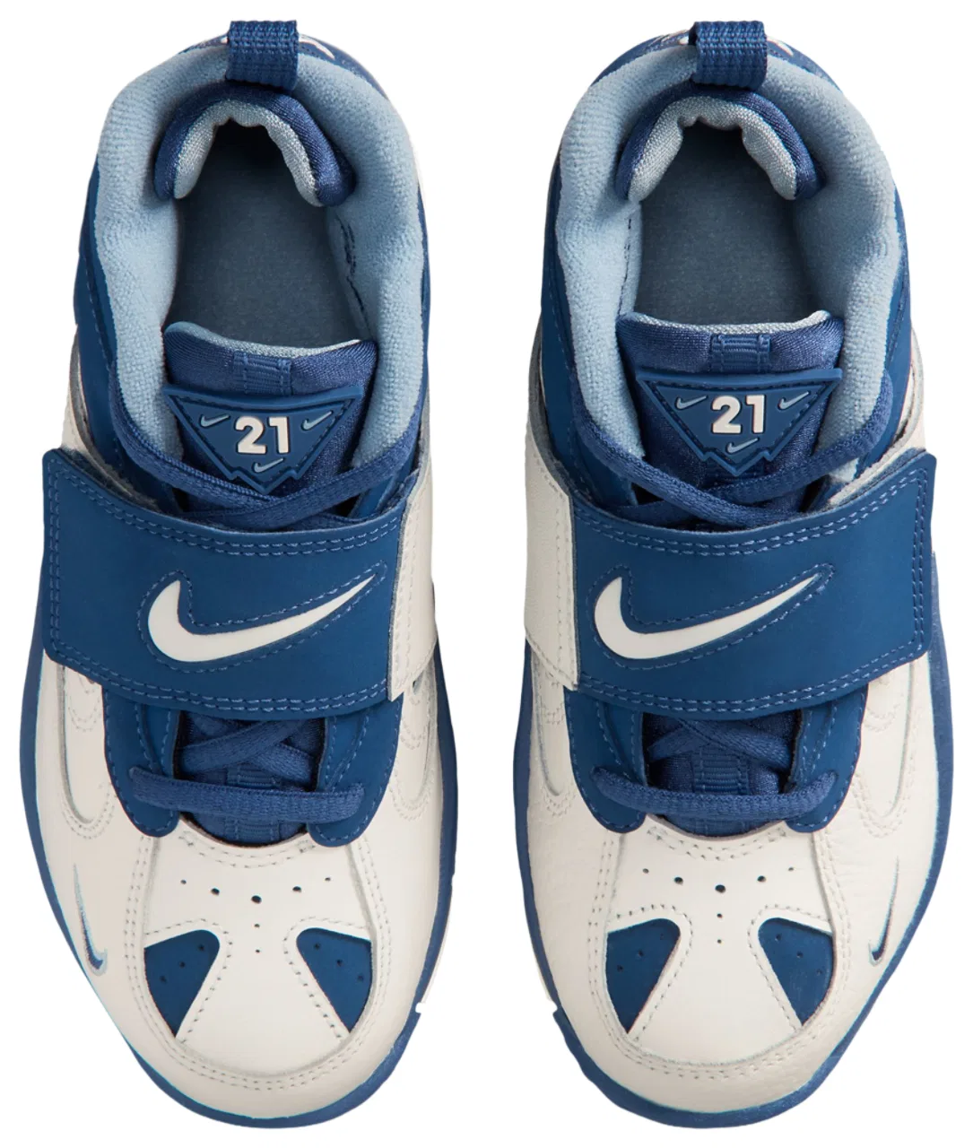 Кроссовки для мальчиков Air Diamond Turf II Nike, цвет Sail/Mystic Navy/Blue Grey — фото 4
