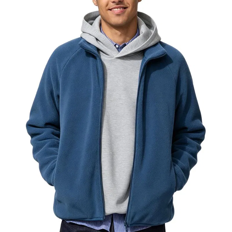Детский флисовый топ Unisex Blue Moderate UNIQLO, Blue
