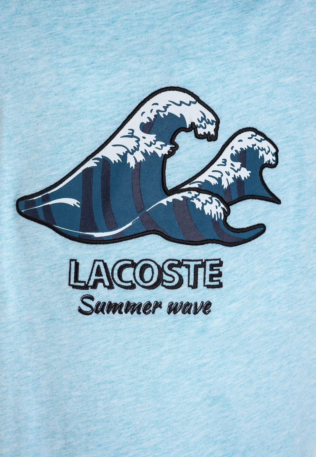 Футболка с принтом Lacoste, Turquoise — фото 3